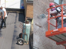 Surveillance des travaux de l'enveloppe du bâtiment (murs et toitures)